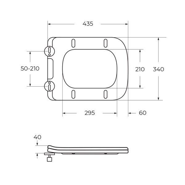 BelBagno NEON Унитаз-моноблок с сиденьем дюропласт soft close, P-trap BB8617CPR-MN/SC