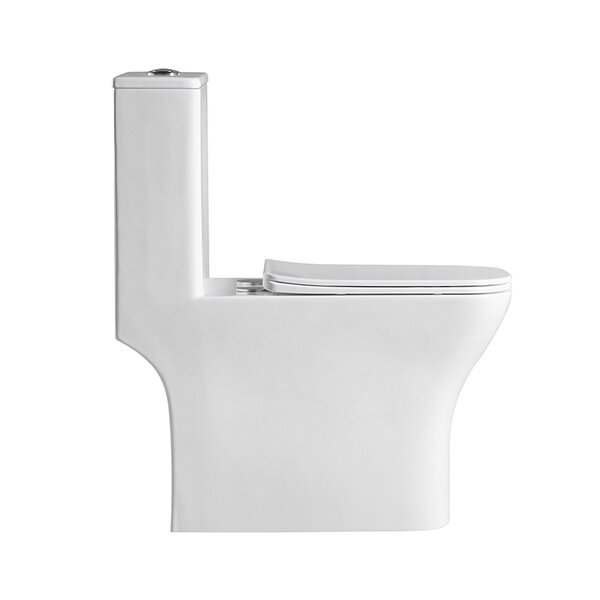 BelBagno NEON Унитаз-моноблок с сиденьем дюропласт soft close, P-trap BB8617CPR-MN/SC