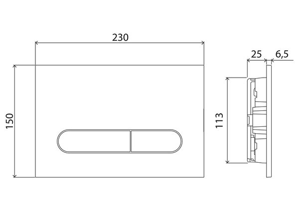 Комплект 3 в 1 Унитаз подвесной с сиденьем BelBagno LOTO BB070CHR/SC + Система инсталляции для унитазов BelBagno BB002-80  с кнопкой смыва BB005-PR-CHROME