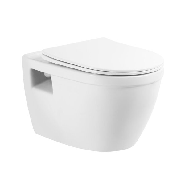 Комплект 3 в 1 Унитаз подвесной с сиденьем BelBagno LOTO BB070CHR/SC + Система инсталляции для унитазов BelBagno BB002-80  с кнопкой смыва BB005-PR-CHROME