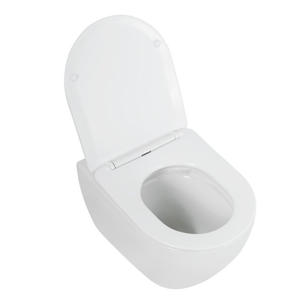 Комплект 4 в 1 Унитаз подвесной Cezares STYLUS-TOR CZR-6601-TH-TOR с сиденьем CZR-2316-SC + Система инсталляции для унитазов BelBagno BB002-80  с кнопкой смыва BB005-PR-CH