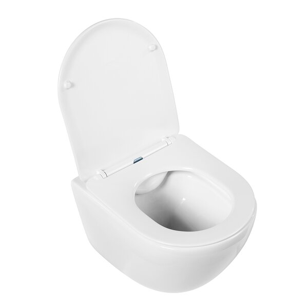 Комплект 4 в 1 Унитаз подвесной BelBagno AMANDA BB051CHR с сиденьем BB051SC + Система инсталляции для унитазов BelBagno BB002-80 с кнопкой смыва BB014-SR-BIANCO