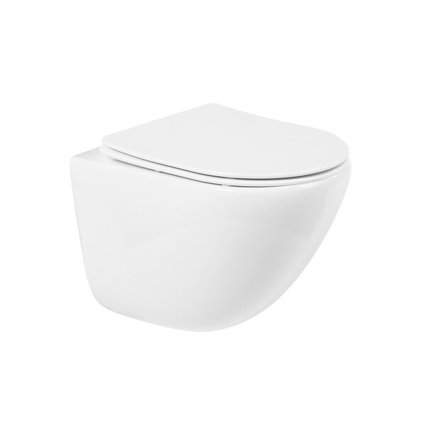 Комплект 4 в 1 Унитаз подвесной BelBagno AMANDA BB051CHR с сиденьем BB051SC + Система инсталляции для унитазов BelBagno BB002-80 с кнопкой смыва BB014-SR-BIANCO