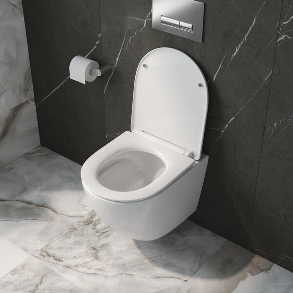 Комплект 3 в 1 Унитаз подвесной с сиденьем BelBagno UNO-TOR BB5177CH-TOR/SC + Система инсталляции 2 в 1 BelBagno BB026/BB081CR
