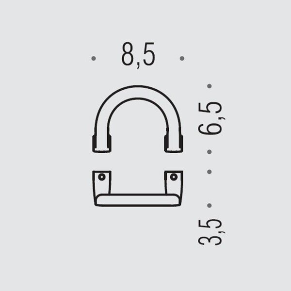 BLC47.HPS Colombo Lulu Крючок, цвет: PVD золото