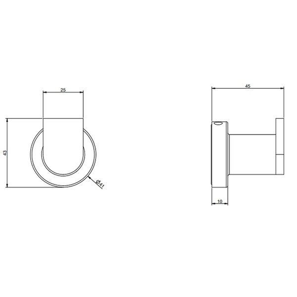 Gessi Emporio accessories Крючок настенный, цвет: Finox Brushed Nickel 38921#149