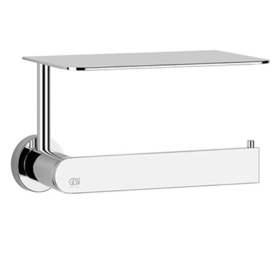 Gessi Emporio accessories Настенный держатель для туалетной бумаги с крышкой, цвет: Chrome 38855#031