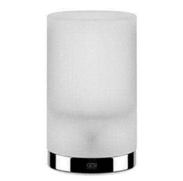 GESSI Emporio Accessories Стакан настольный, сатинированное стекло, держатель хром 38833#031