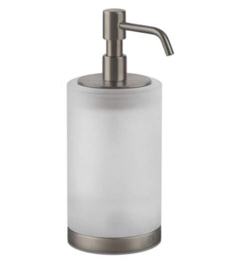 GESSI Emporio Accessories Дозатор для жидкого мыла настольный, сатинированное стекло, фурнитура Finox Brushed Nickell  38839#149