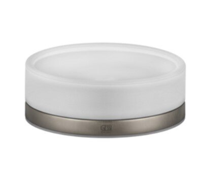 Gessi Emporio accessories Мыльница настольная, сатинированное стекло, цвет: Finox Brushed Nickel 38827#149
