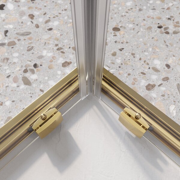 Душевой уголок BelBagno LUCE-A-2-100-C-ORO