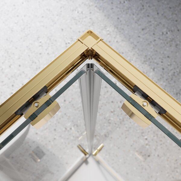 Душевой уголок BelBagno LUCE-A-2-80-C-ORO