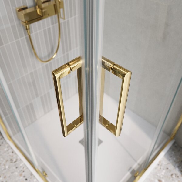Душевой уголок BelBagno LUCE-A-2-80-C-ORO
