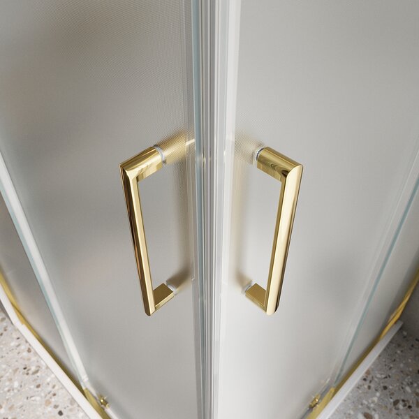 Душевой уголок BelBagno LUCE-A-2-90-P-ORO