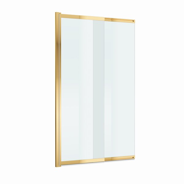 Душевая шторка на ванну BelBagno LUCE-VF-11-90/145-C-ORO