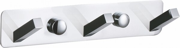 Вешалка с 3 крючками для ванной WONZON & WOGHAND, Хром (WW-9385-3)