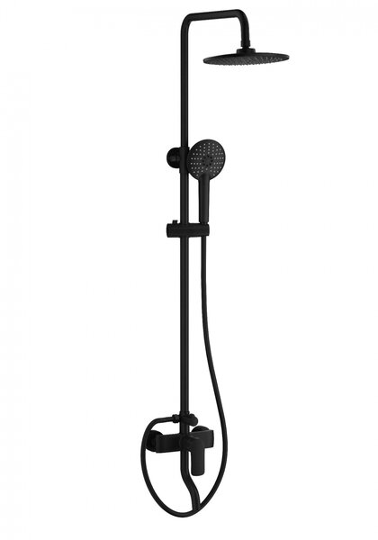 Душевая система WONZON & WOGHAND Line, Черный матовый (WW-AE3354-MB)