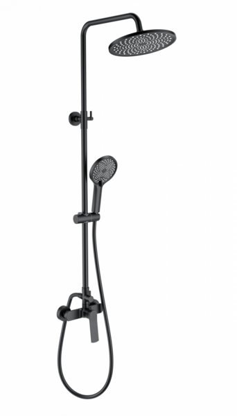 Душевая система WONZON & WOGHAND, Черный матовый (WW-B3200-MB)