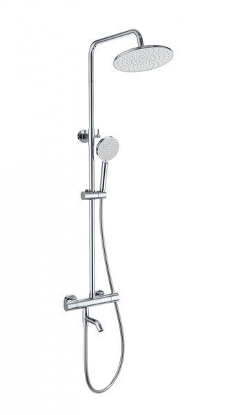 Душевая система с термостатом WONZON & WOGHAND INN 4, Хром (WW-B3047-A1-CR)