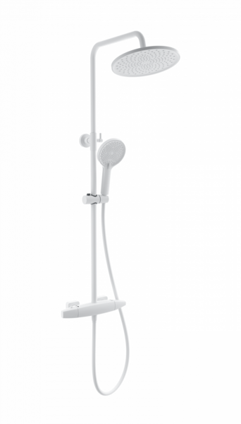Душевая система с термостатом WONZON & WOGHAND NEO, Белый матовый (WW-B3035-A1-MW)