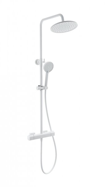 Душевая система с термостатом WONZON & WOGHAND STAY 1, Белый матовый (WW-B3051-A-MW)