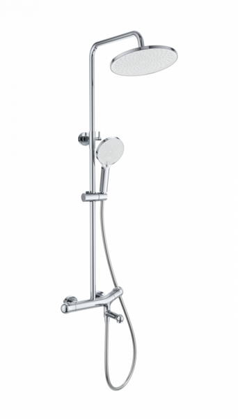 Душевая система с термостатом WONZON & WOGHAND T-1000, Хром (WW-B3057-A-CR)