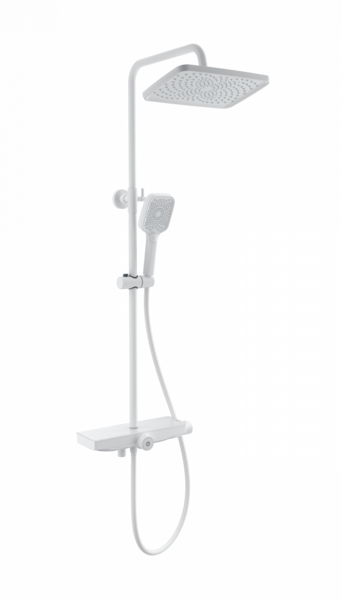 Душевая система с термостатом WONZON & WOGHAND ThermoKlick, Белый матовый (WW-B3098-A-MW)