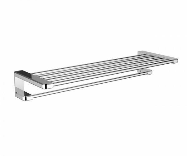 Полотенцедержатель с полкой WONZON & WOGHAND, Хром (WW-V3902-CR)