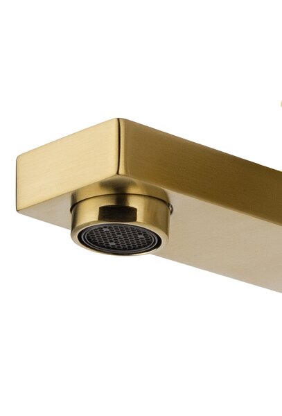 Смеситель для ванны с душем WONZON & WOGHAND CUBE, Брашированное золото (WW-88639016- BG)