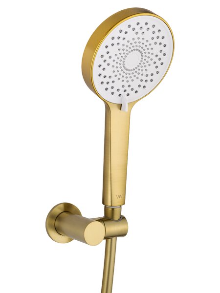 Смеситель для ванны с душем WONZON & WOGHAND STICK, Брашированное золото (WW-88639017- BG)