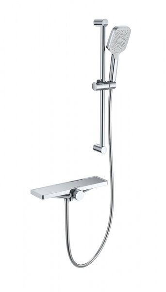 Смеситель для ванны с душем и термостатом WONZON & WOGHAND Onix, Хром (WW-B2551-A-CR)