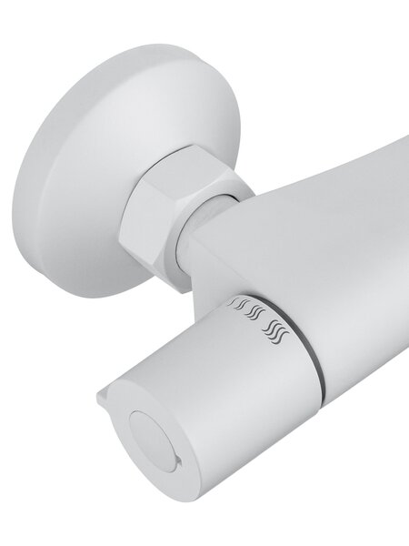 Смеситель для душа с термостатом WONZON & WOGHAND INN 5, Белый матовый (WW-B1005-A-MW)