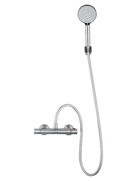 Смеситель для душа с термостатом WONZON & WOGHAND INN 5, Хром (WW-B1005-A-CR)