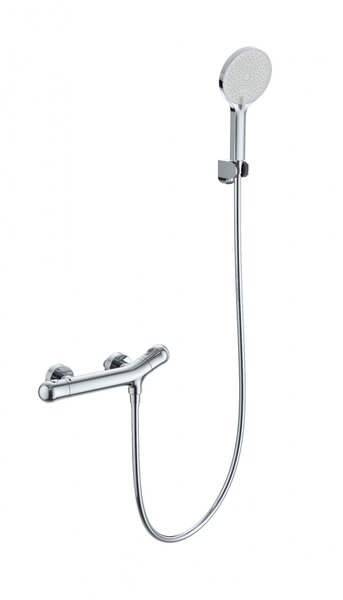 Смеситель для душа с термостатом WONZON & WOGHAND T-1000, Хром (WW-B2057-A-CR)