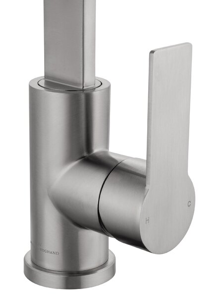 Смеситель для кухни WONZON & WOGHAND,  Брашированный никель (WW-AE4550-BS)