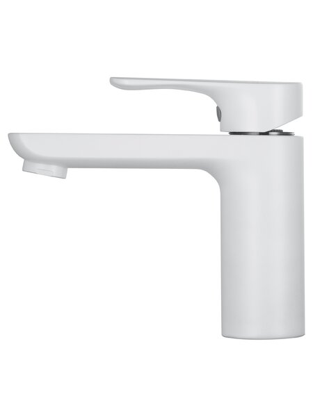 Смеситель для раковины WONZON & WOGHAND Line, Белый матовый (WW-A40732-MW)
