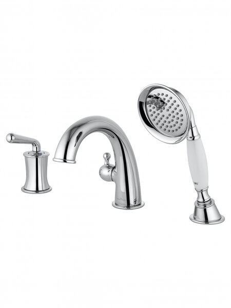 Смеситель на борт ванны WONZON & WOGHAND STEAM, Хром (WW-88659008-CR)