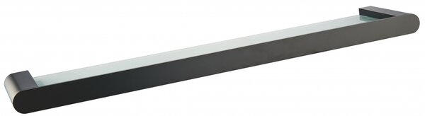 Стеклянная полка для ванной WONZON & WOGHAND CARBON, Черный (WW-7727)