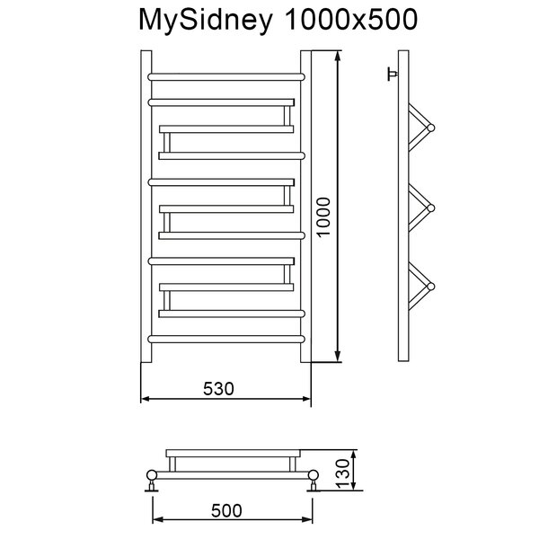Полотенцесушитель MYFREA My Sidney 100/50