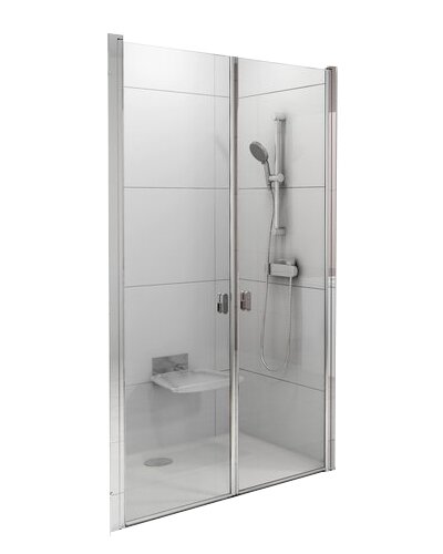 Душевая дверь Ravak Chrome CSDL2-90, профиль хром, стекло прозрачное