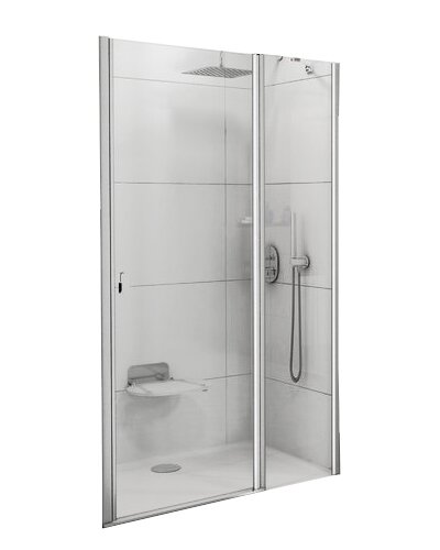 Душевая дверь Ravak Chrome CSD2-100, профиль хром, стекло прозрачное