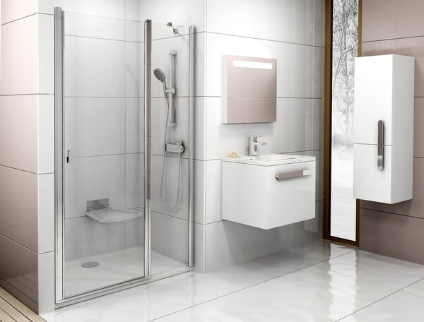 Душевая дверь Ravak Chrome CSD2-100, профиль хром, стекло прозрачное