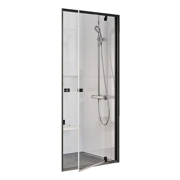 Душевая дверь Ravak Pivot PDOP1-80 распашная, стекло Transparent, профиль Черный (03G40300Z1)