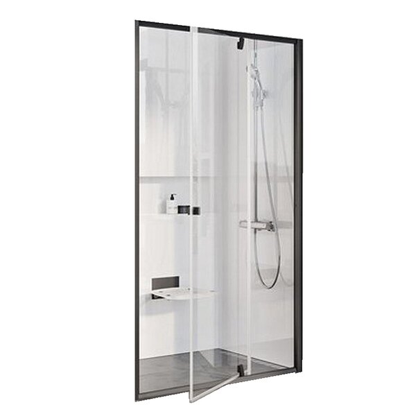 Душевая дверь Ravak Pivot PDOP2-100 распашная, стекло Transparent, профиль Черный (03GA0300Z1)