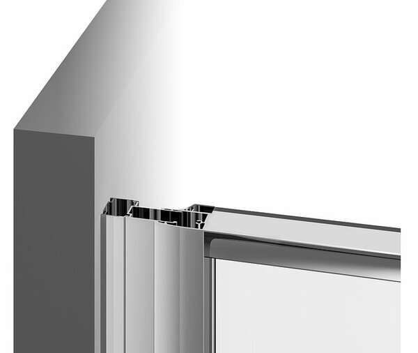 Душевая дверь Ravak Pivot PDOP2-120 распашная, ручка Белая, стекло Transparent, профиль Белый (03GG0101Z1)