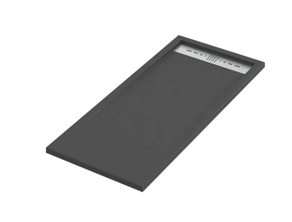 Душевой поддон GOOD DOOR Stella 140х90 искусственный камень черный