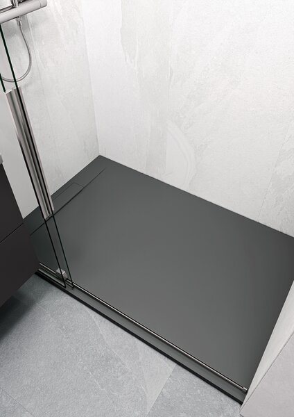 Душевой поддон STAROHOME NORDIC 140х80 BLACK MATT, NORDIC