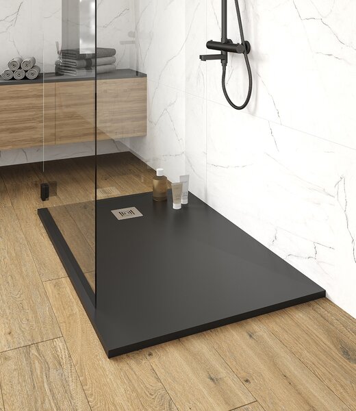 Душевой поддон, STAROHOME LITE 90х90 BLACK MATT, LITE