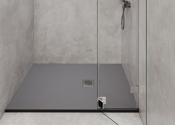 Душевой поддон, STAROHOME SOLID 90х70 GREY MATT, SOLID