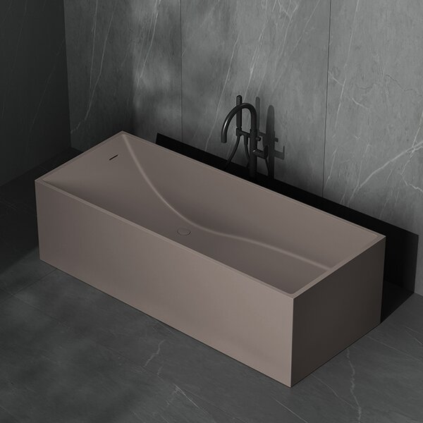 Dea Design Modern Ванна 180x76хh58см, отдельностоящая, цвет: grey brown